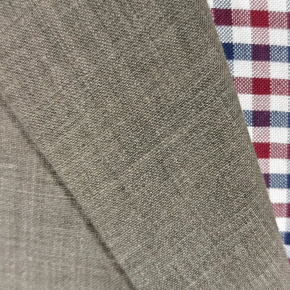 Coconut Grove Men's Sport Coat Blazer Three Button Brown Linen Polyester 48R - Picture 6 of 15